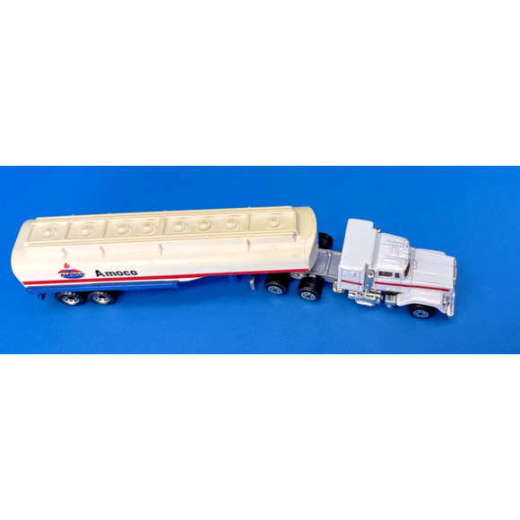 Vintage 82 Road Champs MACK/Matchbox HO 1/87 Diecast Amoco Semi Truck & Tanker - Picture 8 of 14